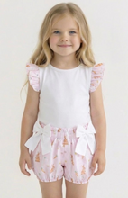 Load image into Gallery viewer, Meia Pata Rabbit Pink Bubble Shorts and Top