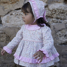 Load image into Gallery viewer, Dbb Baby Girls Pink Ditsy Floral Dress