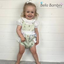 Load image into Gallery viewer, Ceyber Baby Girls Mint Animal Romper