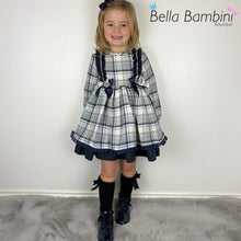 Load image into Gallery viewer, Ceyber Navy &amp; Grey Dress