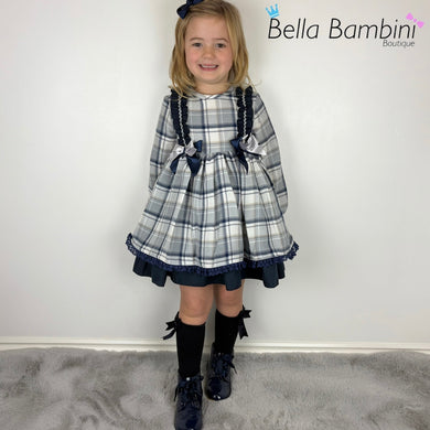 Ceyber Navy & Grey Dress