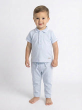 Load image into Gallery viewer, Mintini Boys Blue Polo Set