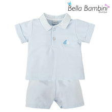 Load image into Gallery viewer, PRE ORDER Babidu Blue Short Set