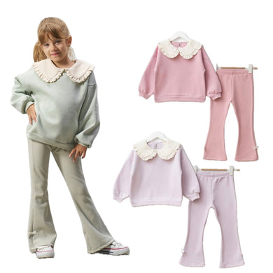 Bupper Older Girls Collar Legging Set