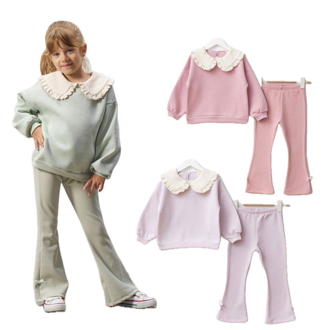Bupper Older Girls Collar Legging Set