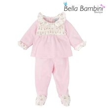 Load image into Gallery viewer, Babidu Baby Girls Bunny Smock Set