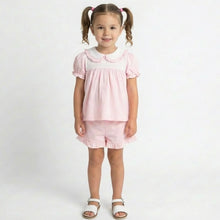 Load image into Gallery viewer, Babidu Girls Pink Short Set
