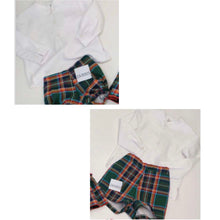 Load image into Gallery viewer, Ceyber Baby Boys Green Tartan Short Set