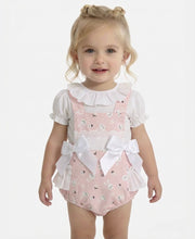 Load image into Gallery viewer, Ceyber Baby Girls Pink Bunny Romper