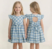 Load image into Gallery viewer, Baby Ferr Older Girls Check Dress