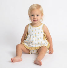 Load image into Gallery viewer, Calamaro Baby Girls Pineapple Dress Set