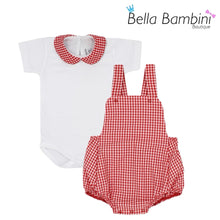 Load image into Gallery viewer, Rapife Baby Boys Red Romper