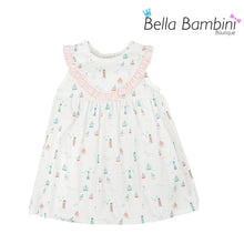 Load image into Gallery viewer, PRE ORDER Babidu Girls Boat Print Gingham Dress