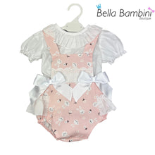 Load image into Gallery viewer, Ceyber Baby Girls Pink Bunny Romper