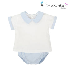 Load image into Gallery viewer, Babidu Boys Blue Jam Set