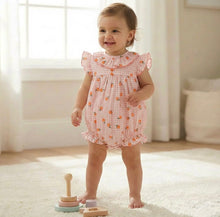 Load image into Gallery viewer, Baby Ferr Baby Girls Peach Romper