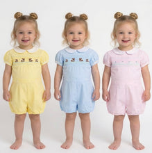 Load image into Gallery viewer, Beau Kid Girls Bunny Smocked Short Set