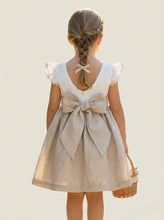 Load image into Gallery viewer, Baby Ferr Older Girls Beige Dress