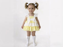Load image into Gallery viewer, Wee Me Baby Girl Lemon Puff Ball Dress