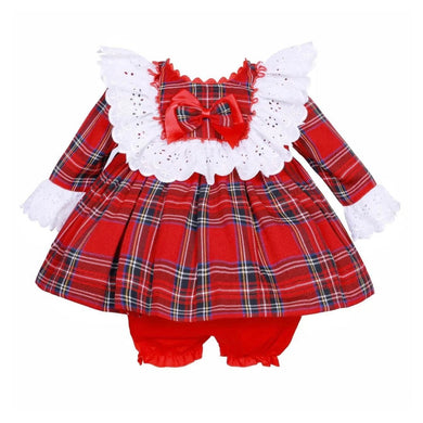Wee Me Tartan Bib Dress