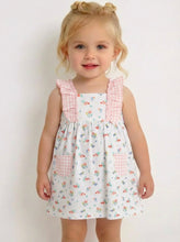Load image into Gallery viewer, Babidu Girls Floral Pink Aquarium Dress