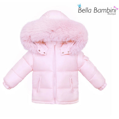 Wee Me Pink Puffer Coat