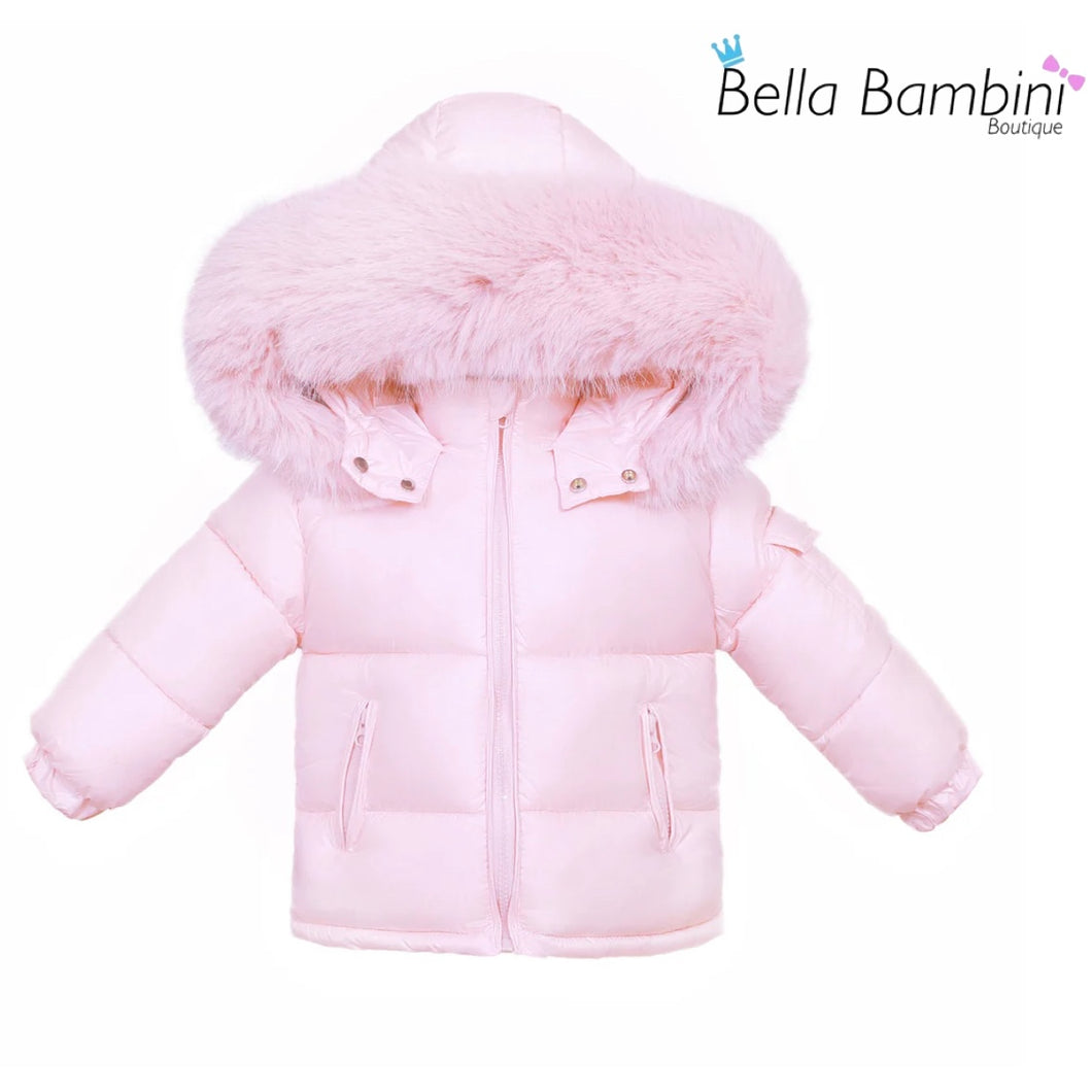 Wee Me Pink Puffer Coat