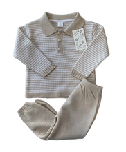 Load image into Gallery viewer, Little Star Boys Stripe Knit Two Piece Set