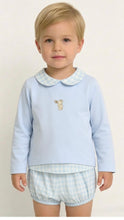 Load image into Gallery viewer, Dulce De Fresa Blue Bunny Check Jam Set