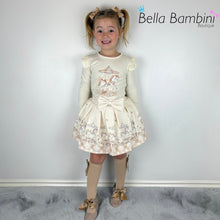 Load image into Gallery viewer, Giorgio Bambini Beige Carousel Skirt Set