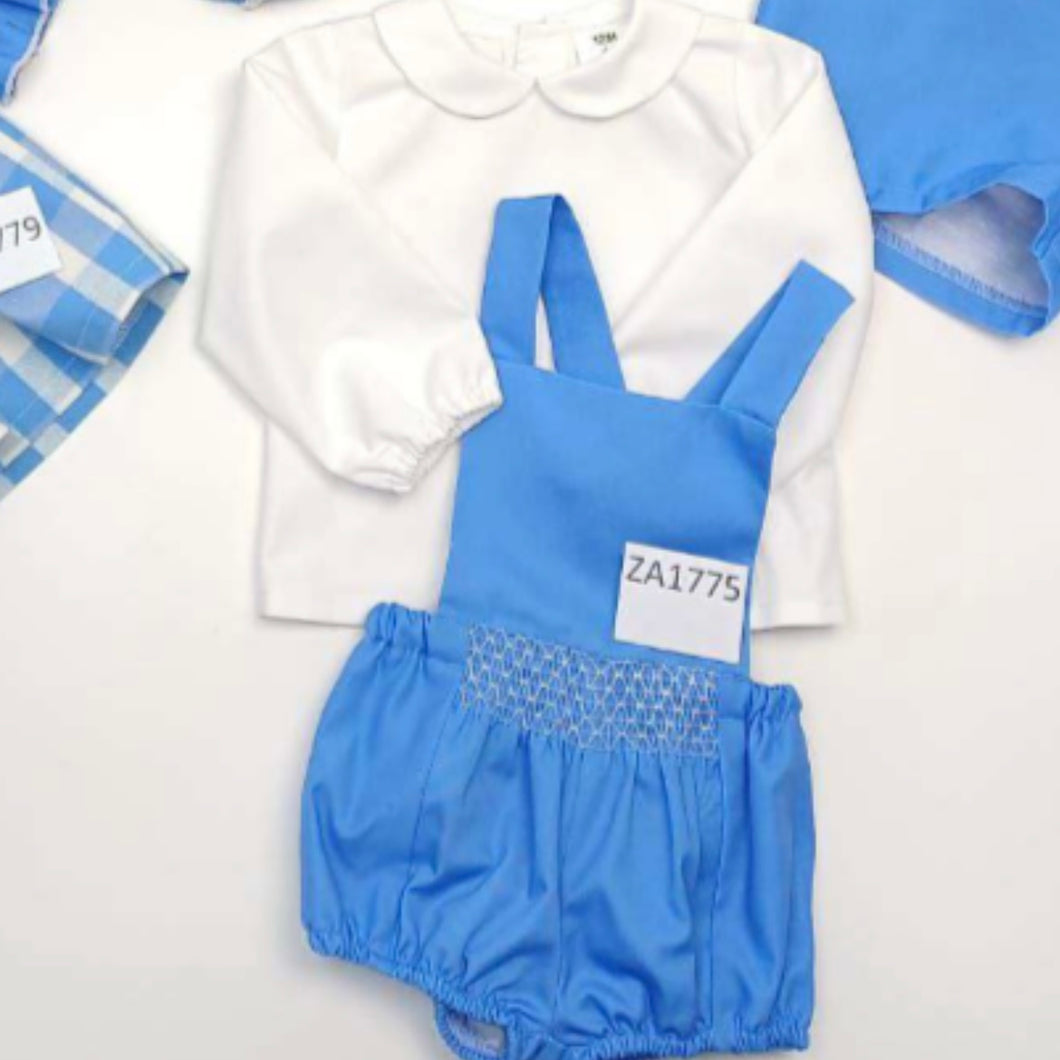 PRE ORDER Ceyber Baby Boys Blue Romper Set