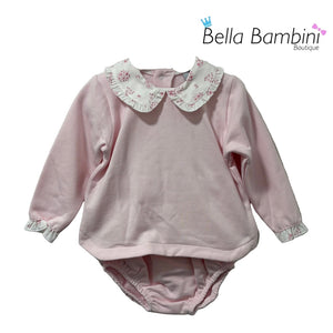 Babidu Baby Girls Floral Jam Set