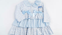 Load image into Gallery viewer, Ceyber Girls Blue Rocking Horse Summer Coat
