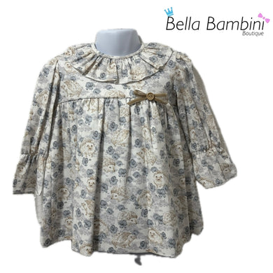 Baby Ferr Older Girls Hedgehog Print Dress