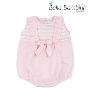 Rapife Baby Girls Pink Stripe Romper