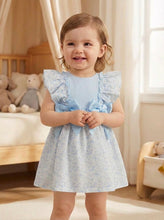 Load image into Gallery viewer, Ceyber Girls Blue Rocking Horse Dress