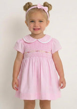 Load image into Gallery viewer, Mabini Girls Pink Floral Smock