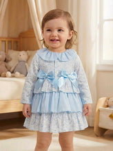 Load image into Gallery viewer, Ceyber Girls Blue Rocking Horse Summer Coat