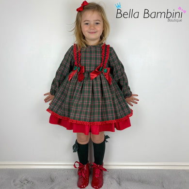 Ceyber Green Tartan Dress
