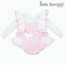 Load image into Gallery viewer, Wee Me Baby Girls Pink Floral Romper Set