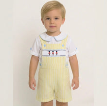 Load image into Gallery viewer, Beau Kid Soldier Lemon Romper