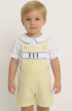 Load image into Gallery viewer, Beau Kid Soldier Lemon Romper