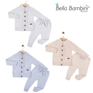 Babymy Baby Unisex Knitwear Set