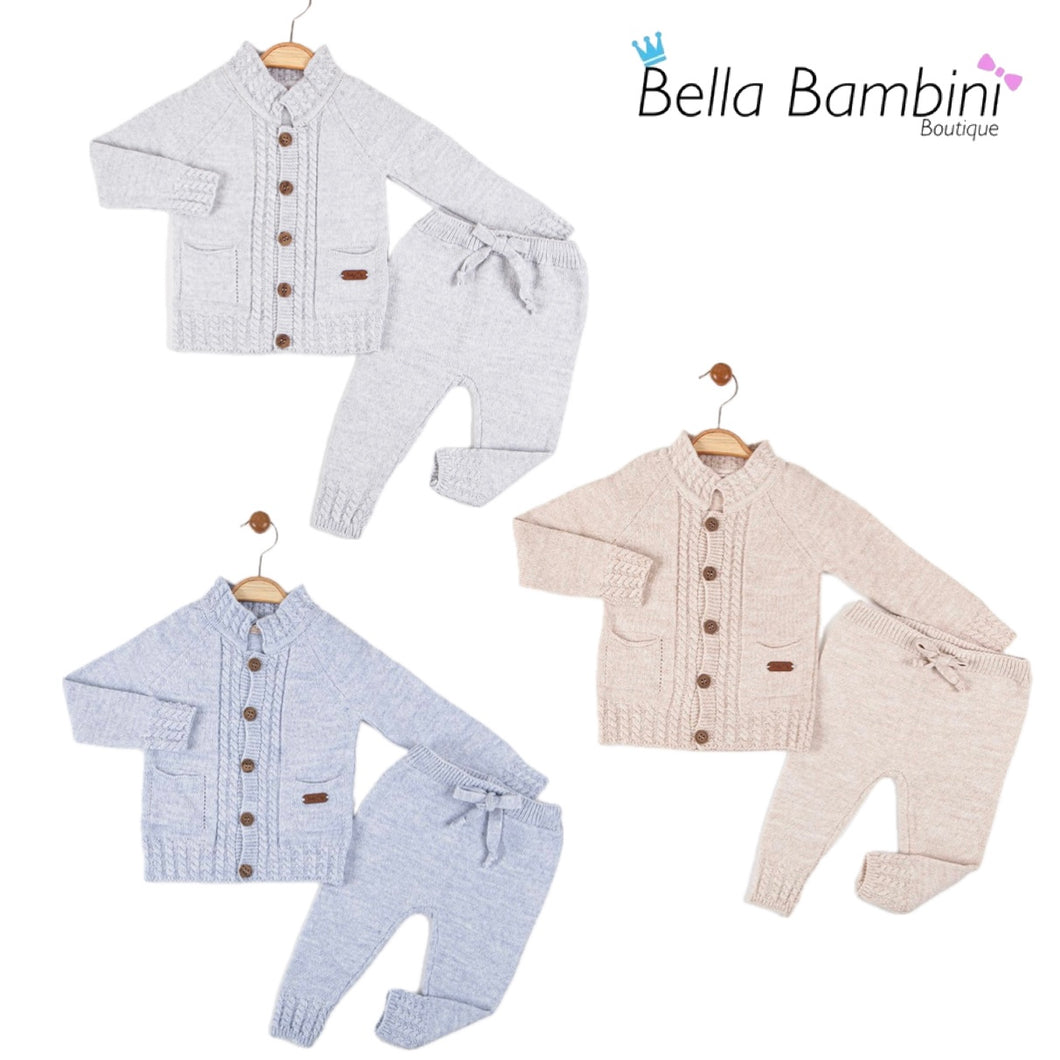 Babymy Baby Unisex Knitwear Set
