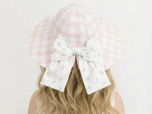 Load image into Gallery viewer, Meia Pata Pink Check Sunhat