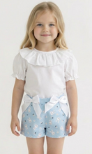 Load image into Gallery viewer, Ceyber Girls Blue Bunny Short Set