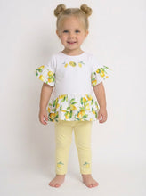 Load image into Gallery viewer, Deolinda Baby Girls Lemon Legging Set