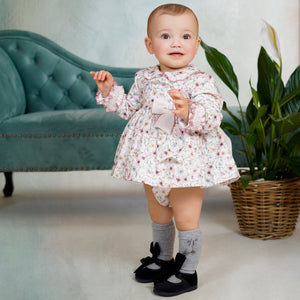 Dbb Collection Baby Girls Pink Floral Dress PRE ORDER