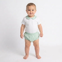 Load image into Gallery viewer, Babidu Boys Mint Gingham Jam Short Set