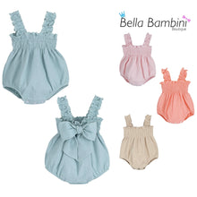 Load image into Gallery viewer, Calamaro Baby Girls Romper
